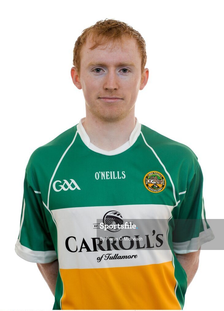 15 May 2016; Offaly's Niall Wynne. Offaly Hurling Squad Portraits. St Rynagh's GAA Club, Banagher, Offaly.  Picture credit: Piaras Ó Mídheach / SPORTSFILE