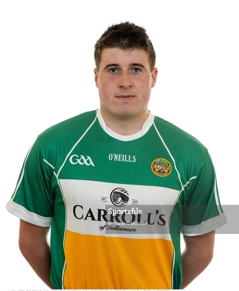 15 May 2016; Offaly's Dan Kelleher. Offaly Hurling Squad Portraits. St Rynagh's GAA Club, Banagher, Offaly.  Picture credit: Piaras Ó Mídheach / SPORTSFILE