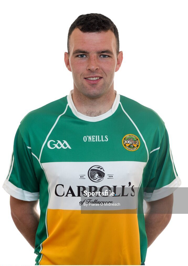 15 May 2016; Offaly's Joe Bergin. Offaly Hurling Squad Portraits. St Rynagh's GAA Club, Banagher, Offaly.  Picture credit: Piaras Ó Mídheach / SPORTSFILE