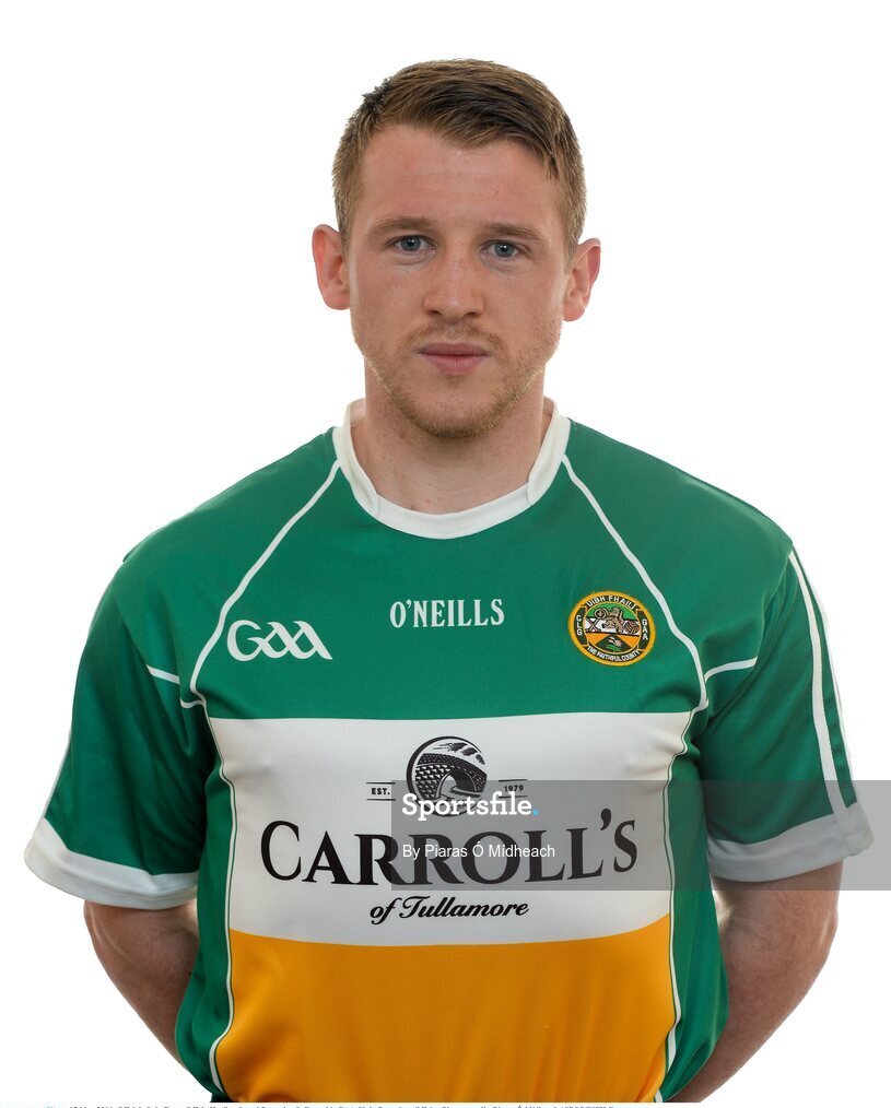 15 May 2016; Offaly's Seán Ryan. Offaly Hurling Squad Portraits. St Rynagh's GAA Club, Banagher, Offaly.  Picture credit: Piaras Ó Mídheach / SPORTSFILE