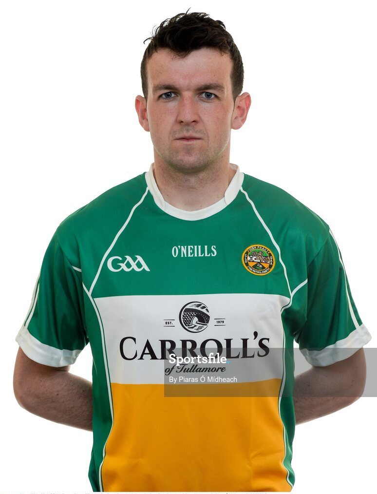 15 May 2016; Offaly's Dermot Shortt. Offaly Hurling Squad Portraits. St Rynagh's GAA Club, Banagher, Offaly.  Picture credit: Piaras Ó Mídheach / SPORTSFILE