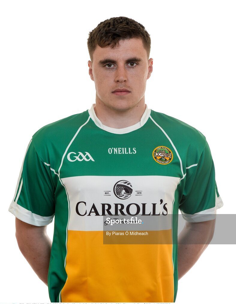15 May 2016; Offaly's Cillian Kiely. Offaly Hurling Squad Portraits. St Rynagh's GAA Club, Banagher, Offaly.  Picture credit: Piaras Ó Mídheach / SPORTSFILE