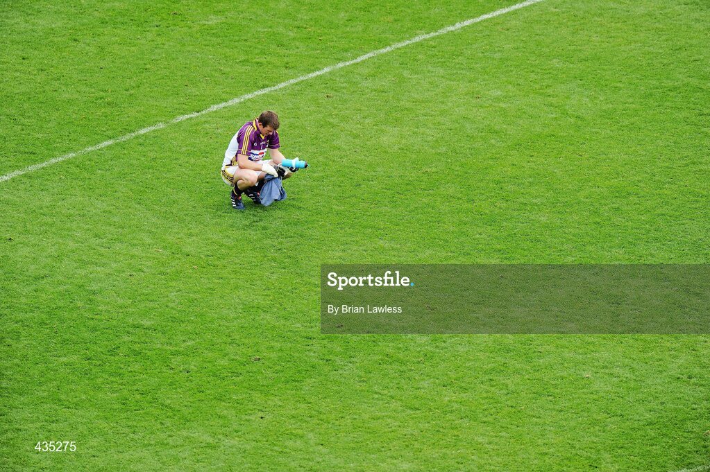 13 June 2010; Wexford goalkeeper Anthony Masterson after defeat to Dublin. Leinster GAA Football Senior Championship Quarter-Final, Dublin v Wexford, Croke Park, Dublin. Picture credit: Brian Lawless / SPORTSFILE