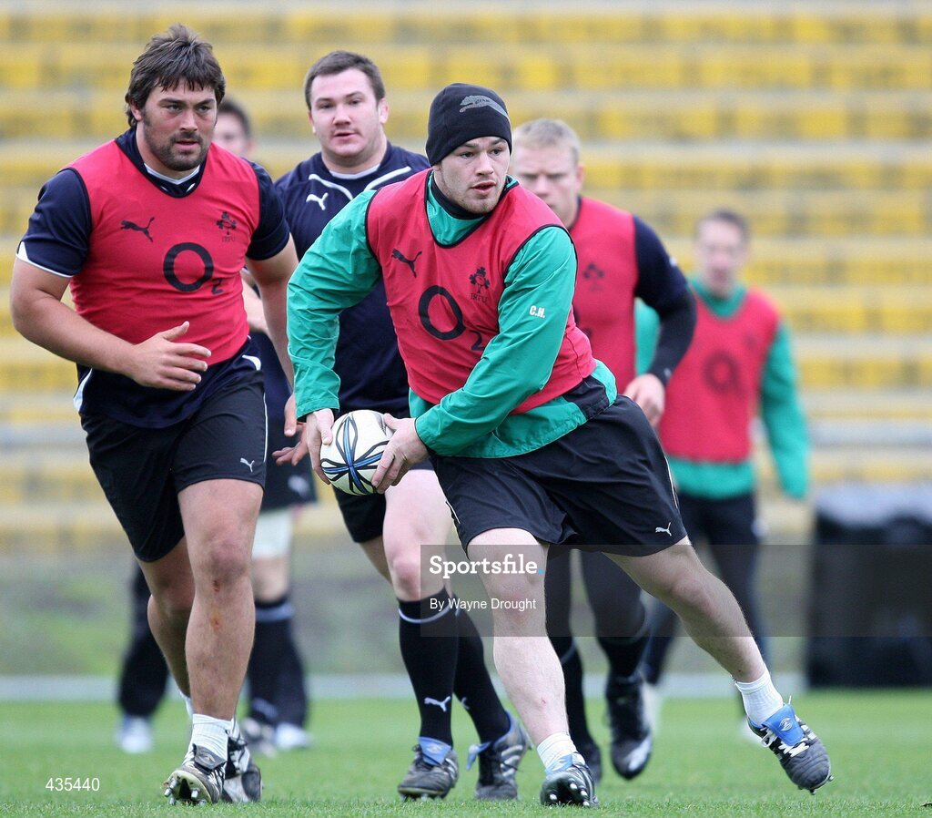 17 June 2010; Ireland's Cian Healy in action during the squad captain's run ahead of their match against the New Zealand Maori team on Friday. Ireland rugby squad captain's run, International Stadium, Rotorua, New Zealand. Picture credit: Wayne Drought / SPORTSFILE