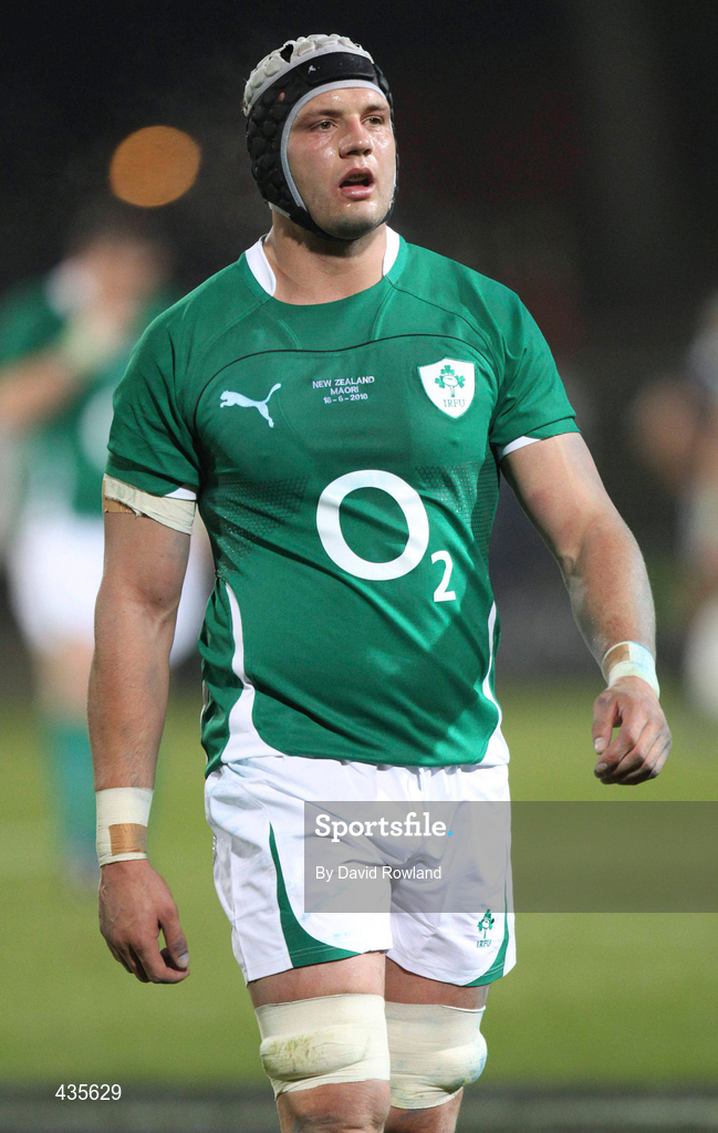18 June 2010; Ireland's Dan Tuohy in action against New Zealand Maori's. Summer Tour 2010, New Zealand Maori v Ireland, International Stadium, Rotorua, New Zealand. Picture credit: David Rowland / SPORTSFILE