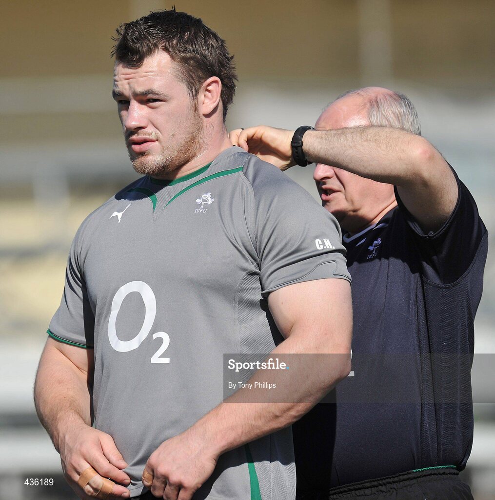 21 June 2010; Ireland's Cian Healy during squad training ahead of their game against Australia on Saturday 26 June. Ireland Rugby Squad Training, Anglican Grammar School, Brisbane, Australia. Picture credit: Tony Phillips / SPORTSFILE