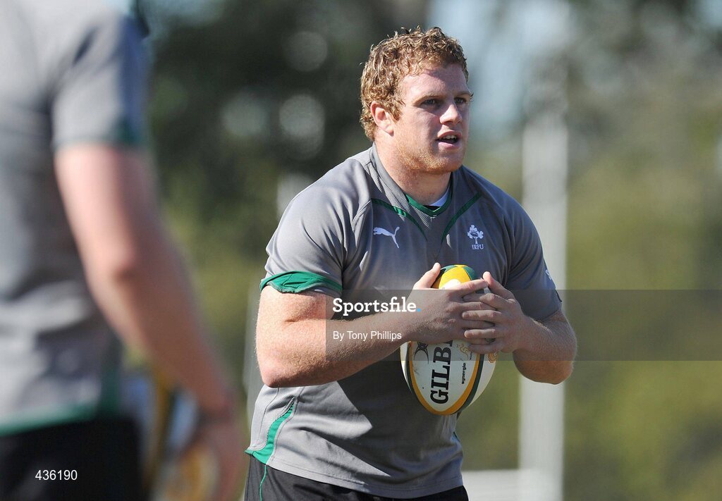21 June 2010; Ireland's Sean Cronin during squad training ahead of their game against Australia on Saturday 26 June. Ireland Rugby Squad Training, Anglican Grammar School, Brisbane, Australia. Picture credit: Tony Phillips / SPORTSFILE