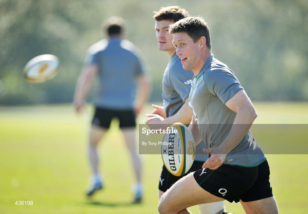 21 June 2010; Ireland's Ronan O'Gara during squad training ahead of their game against Australia on Saturday 26 June. Ireland Rugby Squad Training, Anglican Grammar School, Brisbane, Australia. Picture credit: Tony Phillips / SPORTSFILE