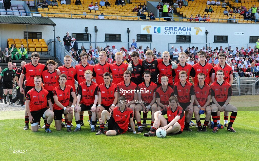 19 June 2010; The Down squad. Ulster GAA Football Minor Championship Semi-Final, Tyrone v Down, Casement Park, Belfast, Co. Antrim. Picture credit: Oliver McVeigh / SPORTSFILE
