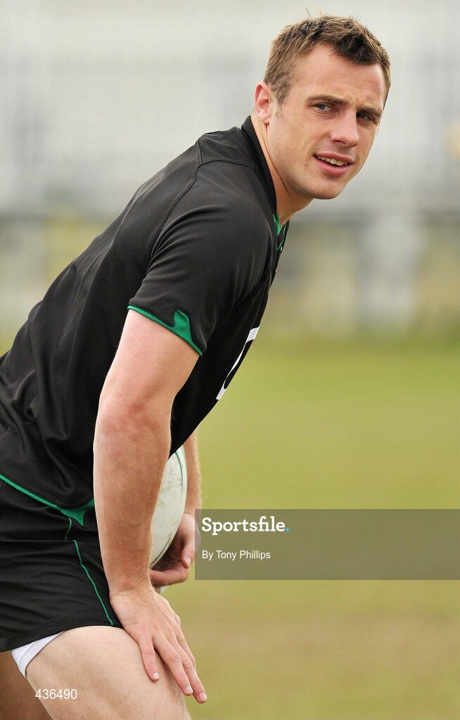 22 June 2010; Ireland's Tommy Bowe during squad training ahead of their game against Australia on Saturday 26 June. Ireland Rugby Squad Training, Anglican Grammar School, Brisbane, Australia. Picture credit: Tony Phillips / SPORTSFILE