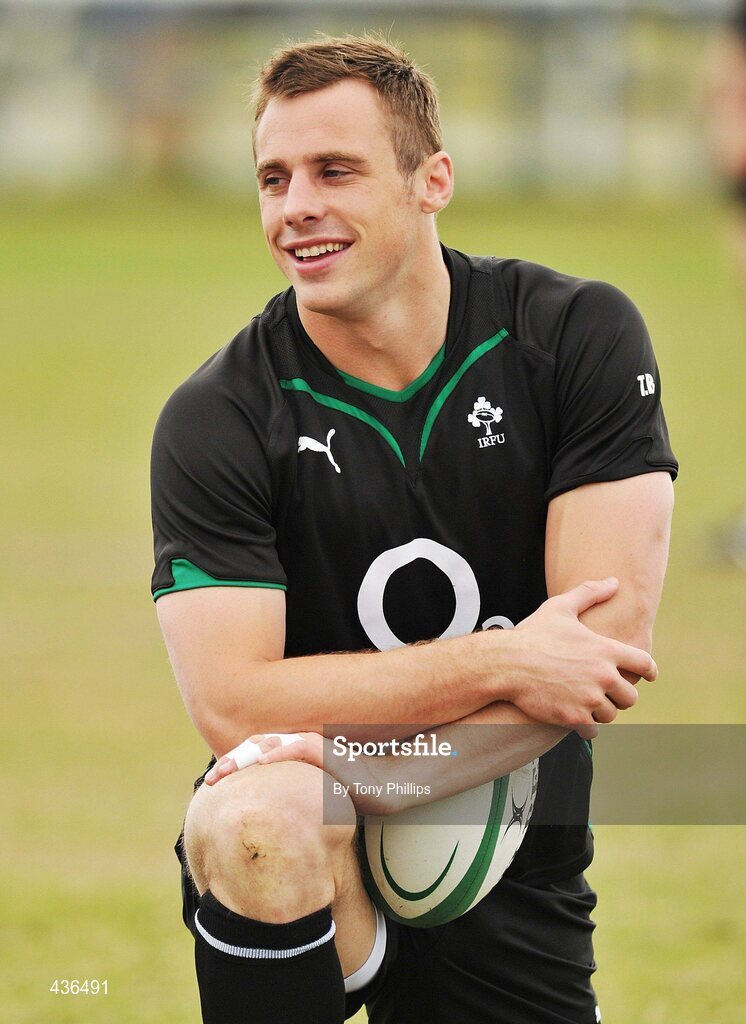 22 June 2010; Ireland's Tommy Bowe during squad training ahead of their game against Australia on Saturday 26 June. Ireland Rugby Squad Training, Anglican Grammar School, Brisbane, Australia. Picture credit: Tony Phillips / SPORTSFILE