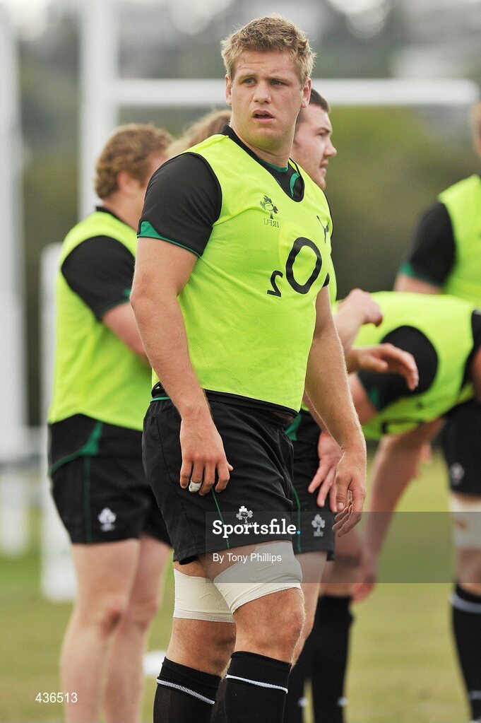 22 June 2010; Ireland's Chris Henry during squad training ahead of their game against Australia on Saturday 26 June. Ireland Rugby Squad Training, Anglican Grammar School, Brisbane, Australia. Picture credit: Tony Phillips / SPORTSFILE