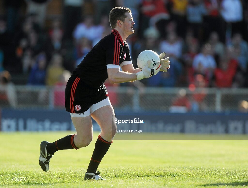 19 June 2010; Pascal McConnell, Tyrone. Ulster GAA Football Senior Championship Semi-Final, Casement Park, Belfast, Co. Antrim. Picture credit: Oliver McVeigh / SPORTSFILE