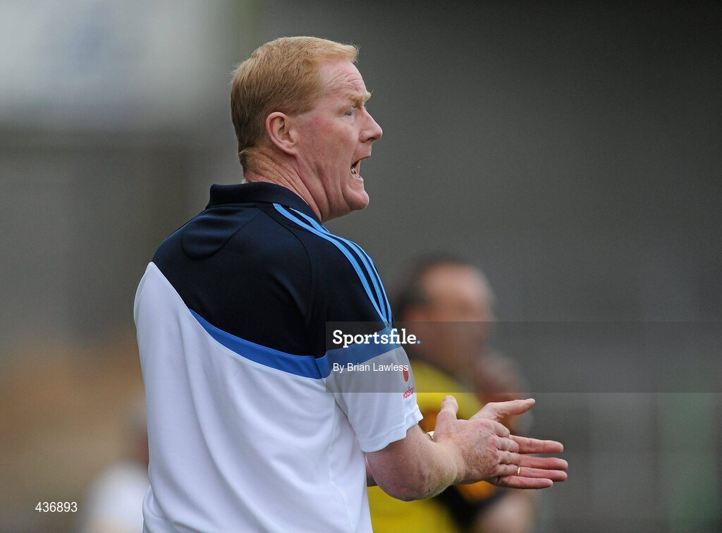 23 June 2010; Dublin Under 21 manager Richie Stakelum applauds his players during the match. Bord Gais Energy Leinster GAA Hurling Under 21 Championship Semi-Final, Kilkenny v Dublin, Nowlan Park, Kilkenny. Picture credit: Brian Lawless / SPORTSFILE