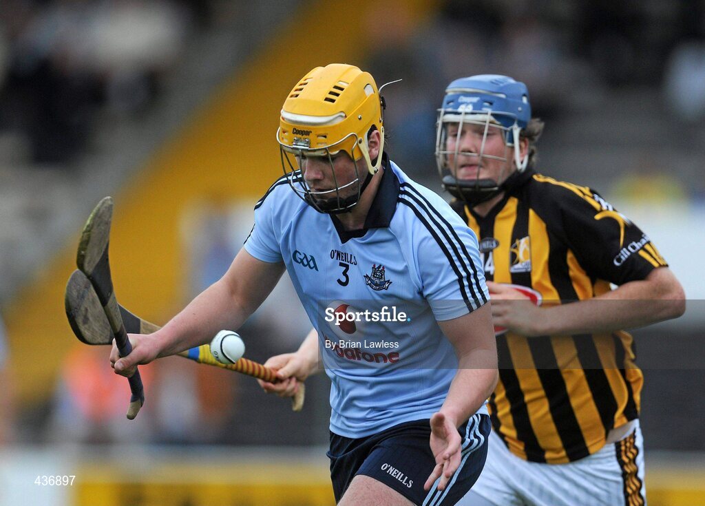 23 June 2010; Darren Kelly, Dublin, in action against Walter Walsh, Kilkenny. Bord Gais Energy Leinster GAA Hurling Under 21 Championship Semi-Final, Kilkenny v Dublin, Nowlan Park, Kilkenny. Picture credit: Brian Lawless / SPORTSFILE
