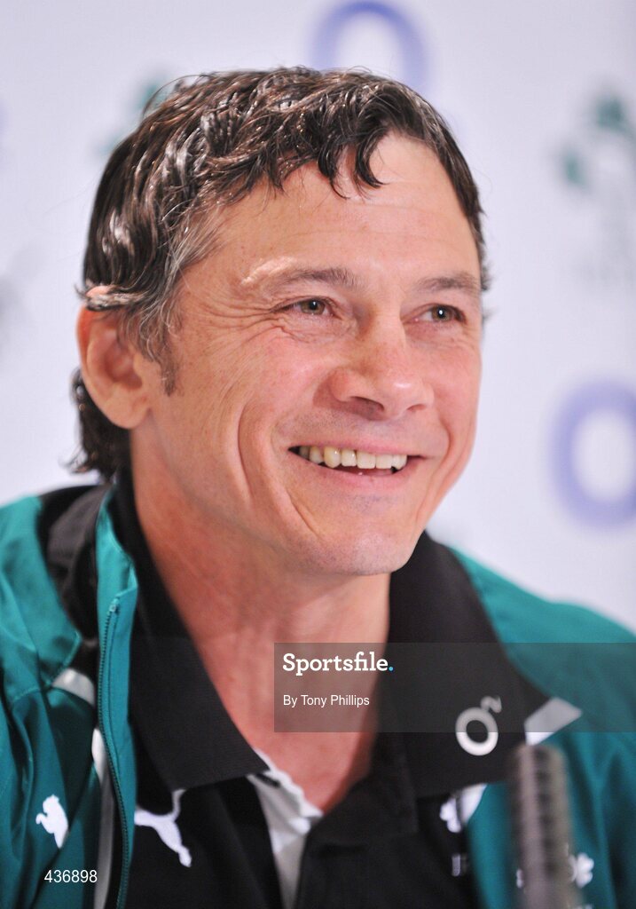24 June 2010; Ireland defence coach Les Kiss speaking during a press conference ahead of their game against Australia on Saturday 26 June. Ireland rugby squad press conference, Hilton Hotel, Brisbane, Australia. Picture credit: Tony Phillips / SPORTSFILE