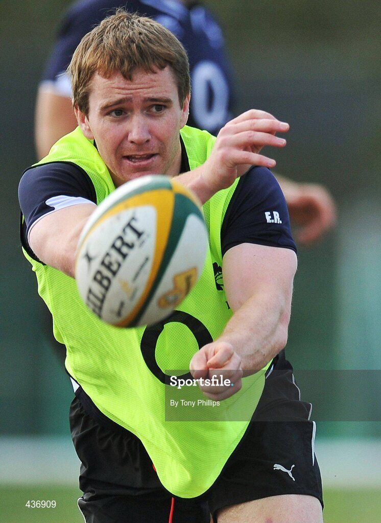 24 June 2010; Ireland's Eoin Reddan during squad training ahead of their game against Australia on Saturday 26 June. Ireland Rugby Squad Training, Anglican Grammar School, Brisbane, Australia. Picture credit: Tony Phillips / SPORTSFILE