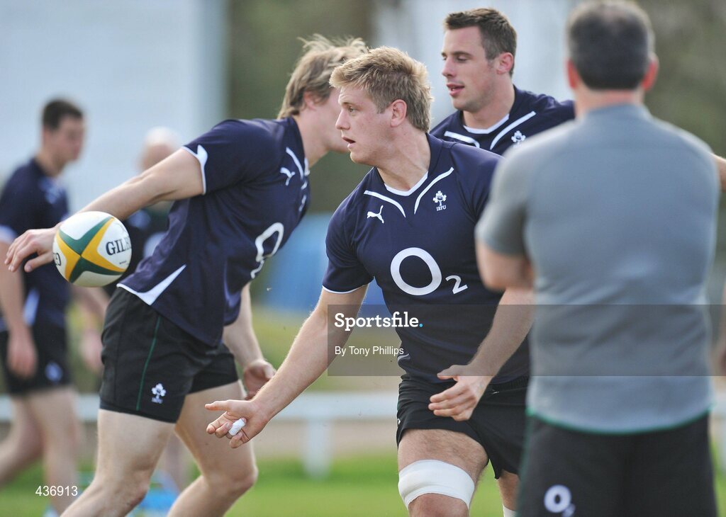 24 June 2010; Ireland's Chris Henry during squad training ahead of their game against Australia on Saturday 26 June. Ireland Rugby Squad Training, Anglican Grammar School, Brisbane, Australia. Picture credit: Tony Phillips / SPORTSFILE