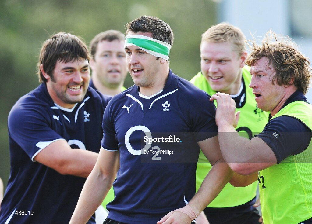 24 June 2010; Ireland's Niall Ronan during squad training ahead of their game against Australia on Saturday 26 June. Ireland Rugby Squad Training, Anglican Grammar School, Brisbane, Australia. Picture credit: Tony Phillips / SPORTSFILE