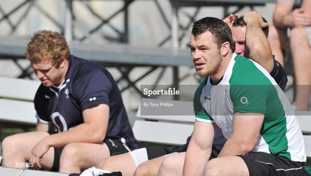 24 June 2010; Ireland's Cian Healy during squad training ahead of their game against Australia on Saturday 26 June. Ireland Rugby Squad Training, Anglican Grammar School, Brisbane, Australia. Picture credit: Tony Phillips / SPORTSFILE