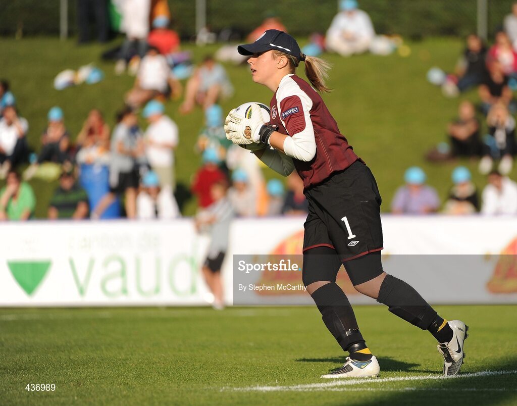 24 June 2010; Grace Moloney, Republic of Ireland. UEFA Women's Under 17 Championship Finals - Semi-Final, Republic of Ireland v Germany, Colovray Sports Centre, Nyon, Switzerland. Picture credit: Stephen McCarthy / SPORTSFILE