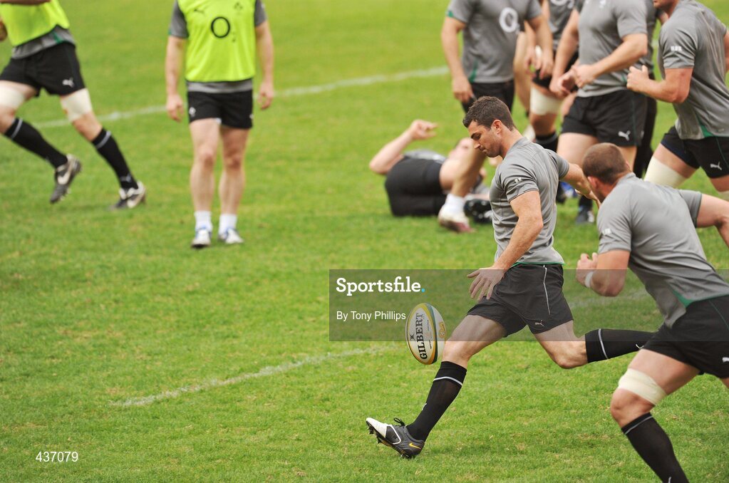 25 June 2010; Ireland's Rob Kearney during squad training, Captain's Run, ahead of their game against Australia on Saturday. Ireland Rugby Squad Training, Captain's Run, Suncorp Stadium, Brisbane, Australia. Picture credit: Tony Phillips / SPORTSFILE