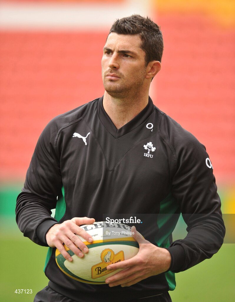 25 June 2010; Ireland's Rob Kearney in action during the Captain's Run ahead of their game against Australia on Saturday. Suncorp Stadium, Brisbane, Australia. Picture credit: Tony Phillips / SPORTSFILE