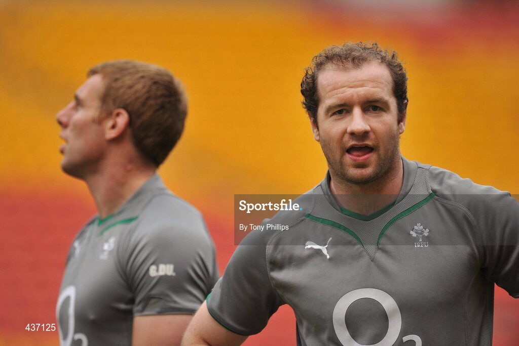 25 June 2010; Ireland's Geordan Murphy during the Captain's Run ahead of their game against Australia on Saturday. Suncorp Stadium, Brisbane, Australia. Picture credit: Tony Phillips / SPORTSFILE