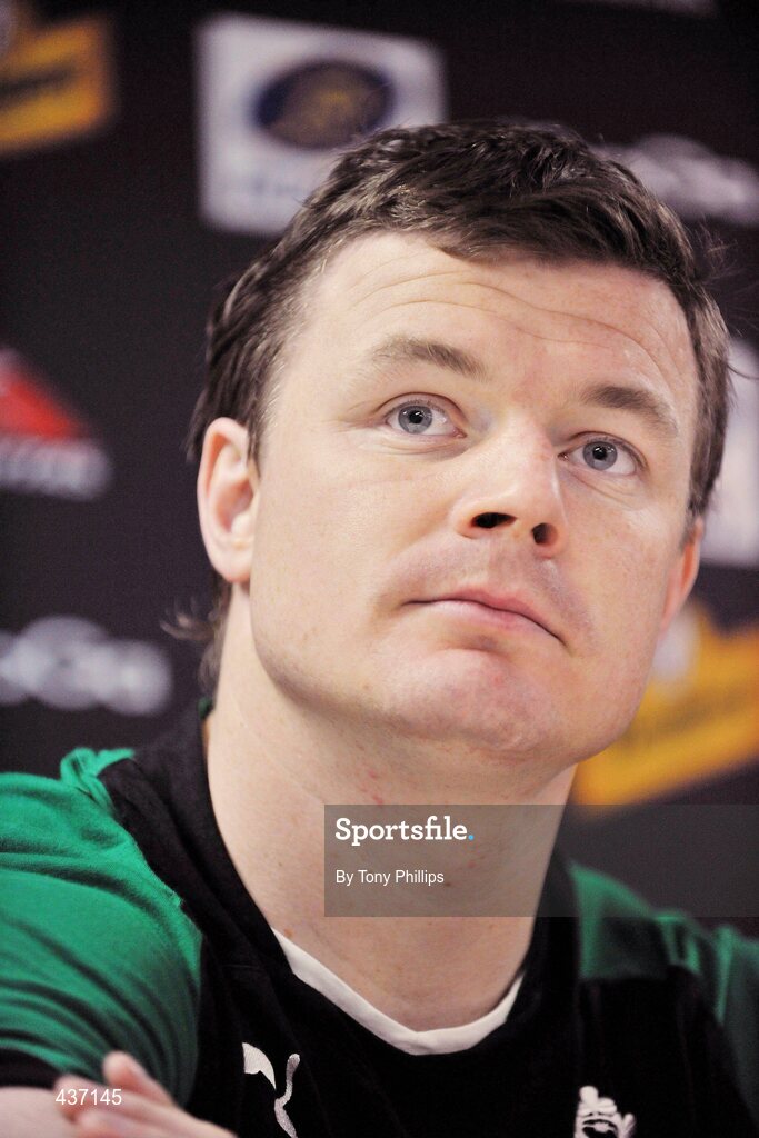 25 June 2010; Ireland captain Brian O'Driscoll during a press conference ahead of their game against Australia on Saturday. Suncorp Stadium, Brisbane, Australia. Picture credit: Tony Phillips / SPORTSFILE
