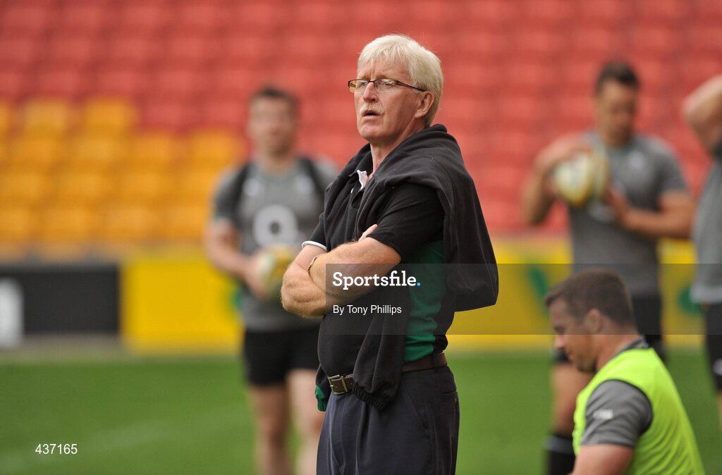 25 June 2010; Ireland team Manager Paul McNaughton during the Captain's Run ahead of their game against Australia on Saturday. Suncorp Stadium, Brisbane, Australia. Picture credit: Tony Phillips / SPORTSFILE
