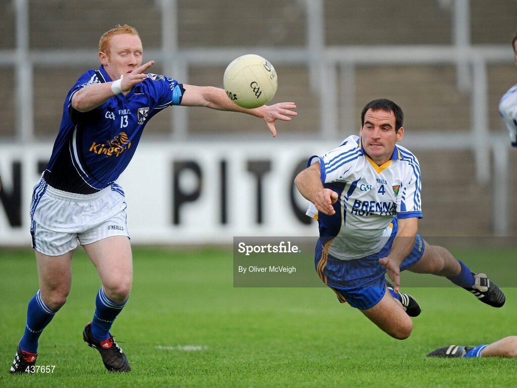 26 June 2010; Cian Mackey, Cavan, in action against Alan Byrne, Wicklow. GAA Football All-Ireland Senior Championship Qualifier Round 1, Cavan v Wicklow, Kingspan Breffni Park, Cavan. Picture credit: Oliver McVeigh / SPORTSFILE