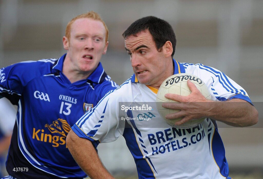 26 June 2010; Alan Byrne, Wicklow, in action against Cian Mackey, Cavan. GAA Football All-Ireland Senior Championship Qualifier Round 1, Cavan v Wicklow, Kingspan Breffni Park, Cavan. Picture credit: Oliver McVeigh / SPORTSFILE