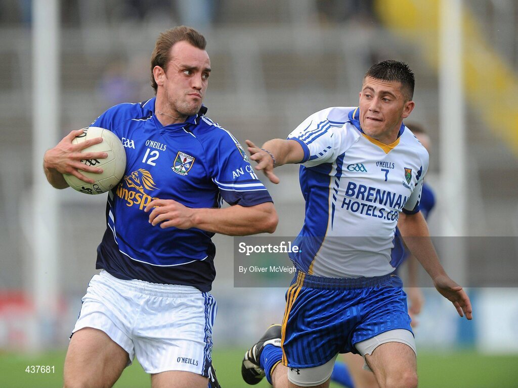 26 June 2010; Eoin McGuigan, Cavan, in action against Darren Hayden, Wicklow. GAA Football All-Ireland Senior Championship Qualifier Round 1, Cavan v Wicklow, Kingspan Breffni Park, Cavan. Picture credit: Oliver McVeigh / SPORTSFILE