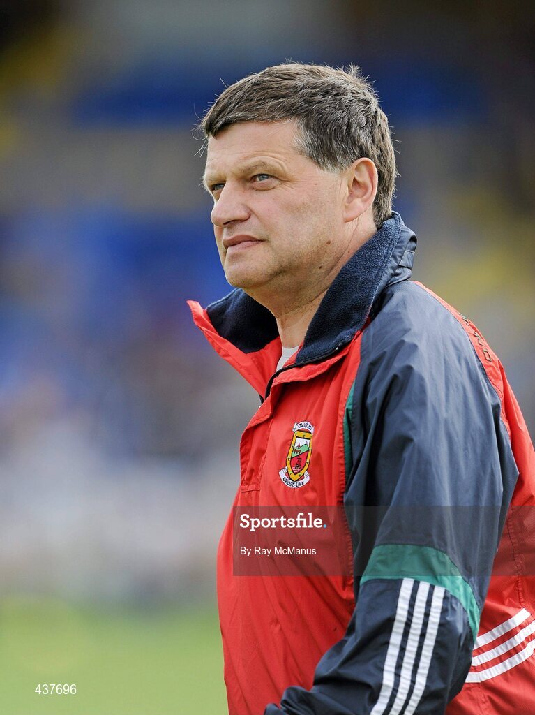 26 June 2010; Mayo manager John O'Mahony before the game. GAA Football All-Ireland Senior Championship Qualifier Round 1, Longford v Mayo, Pearse Park, Longford. Picture credit: Ray McManus / SPORTSFILE