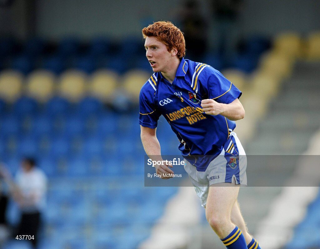 26 June 2010; Paul Kelly celebrates scoring a goal for Longford. GAA Football All-Ireland Senior Championship Qualifier Round 1, Longford v Mayo, Pearse Park, Longford. Picture credit: Ray McManus / SPORTSFILE