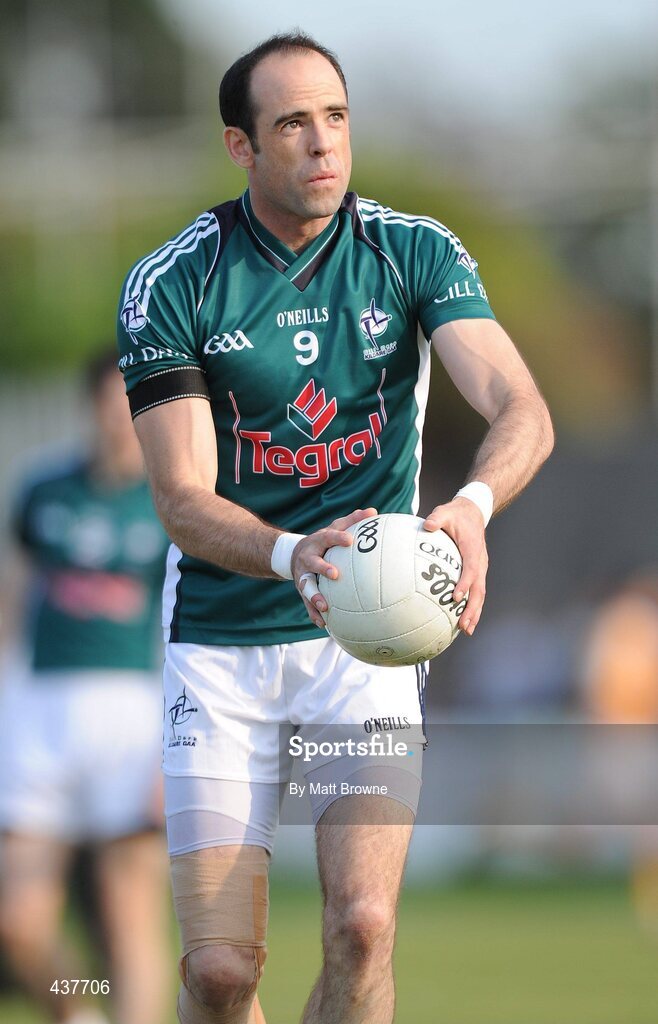 26 June 2010; Dermot Earley, Kildare, in action during the game against Antrim. GAA Football All-Ireland Senior Championship Qualifier Round 1, Kildare v Antrim, St Conleth's Park, Newbridge, Co. Kildare. Picture credit: Matt Browne / SPORTSFILE
