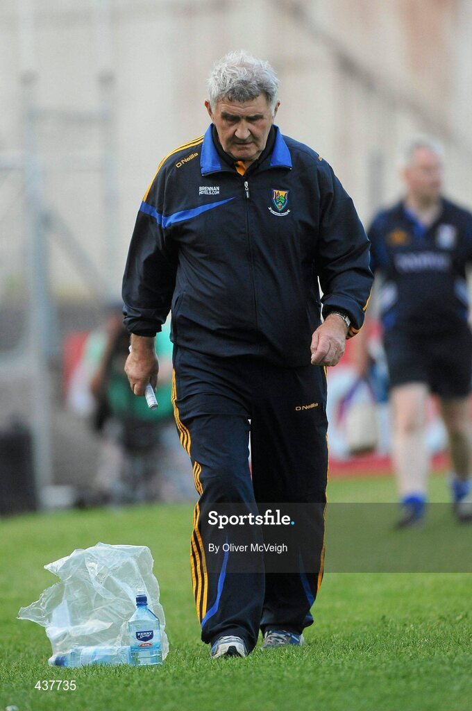 26 June 2010; Wicklow manager Mick O'Dwyer walking along the sideline during the closing minutes of the game. GAA Football All-Ireland Senior Championship Qualifier Round 1, Cavan v Wicklow, Kingspan Breffni Park, Cavan. Picture credit: Oliver McVeigh / SPORTSFILE