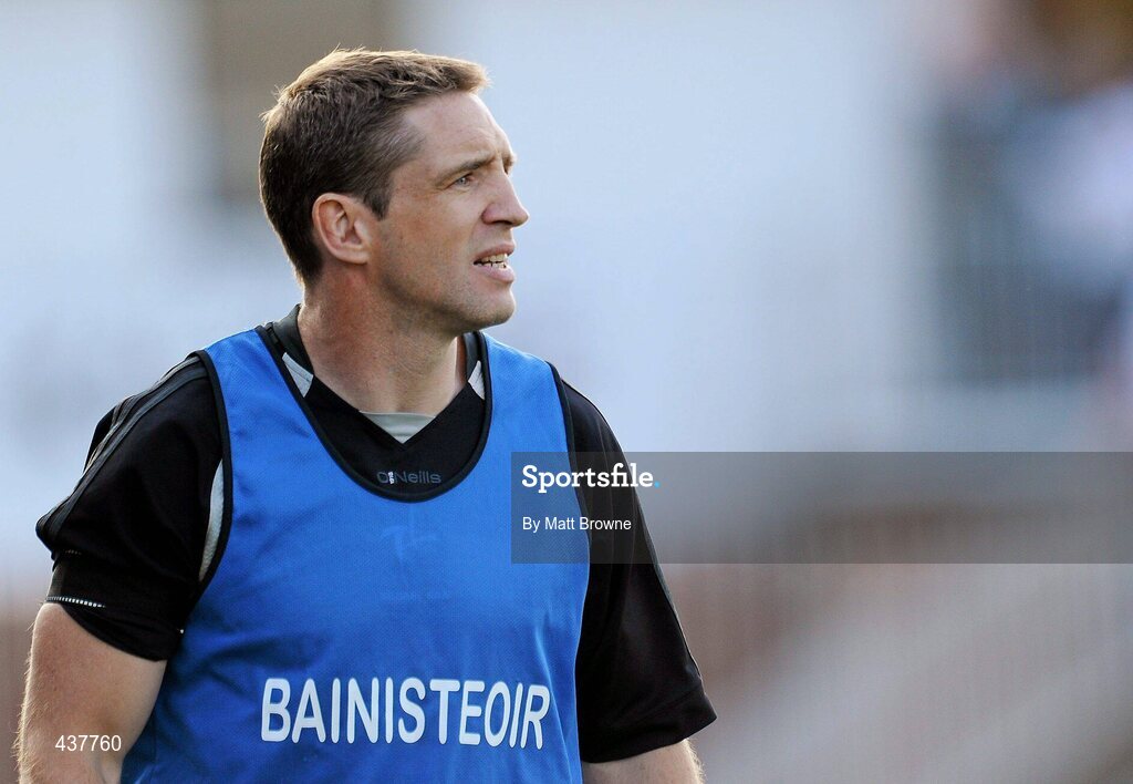 26 June 2010; Kildare manager Kieran McGeeney watches his team in action against Antrim. GAA Football All-Ireland Senior Championship Qualifier Round 1, Kildare v Antrim, St Conleth's Park, Newbridge, Co. Kildare. Picture credit: Matt Browne / SPORTSFILE