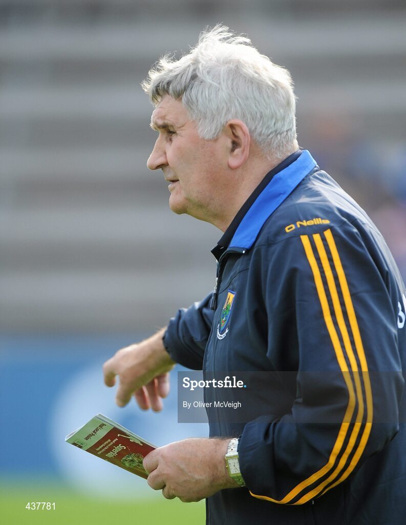 26 June 2010; Wicklow manager Mick O'Dwyer, during the game. GAA Football All-Ireland Senior Championship Qualifier Round 1, Cavan v Wicklow, Kingspan Breffni Park, Cavan. Picture credit: Oliver McVeigh / SPORTSFILE