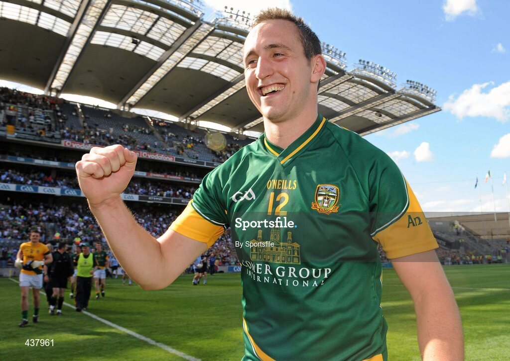 27 June 2010; Graham Reilly, Meath, celebrates at the end of the game. Leinster GAA Football Senior Championship Semi-Final, Meath v Dublin, Croke Park, Dublin. Photo by Sportsfile