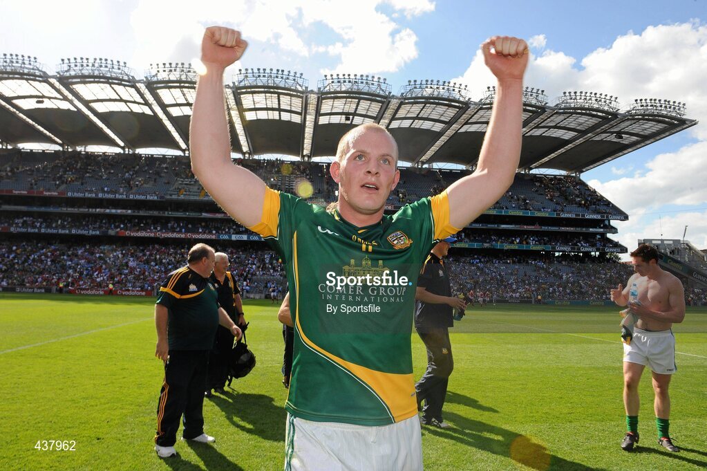 27 June 2010; Joe Sheridan, Meath, celebrates at the end of the game. Leinster GAA Football Senior Championship Semi-Final, Meath v Dublin, Croke Park, Dublin. Photo by Sportsfile