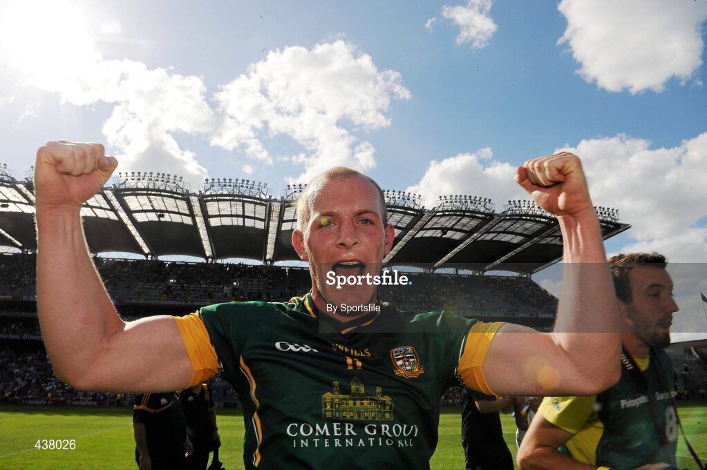 27 June 2010; Joe Sheridan, Meath, celebrates at the end of the game. Leinster GAA Football Senior Championship Semi-Final, Meath v Dublin, Croke Park, Dublin. Photo by Sportsfile