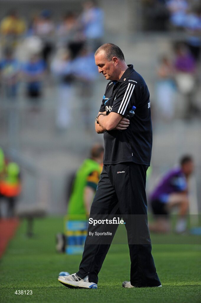 27 June 2010; Dublin manager Pat Gilroy towards the end of the game. Leinster GAA Football Senior Championship Semi-Final, Meath v Dublin, Croke Park, Dublin. Photo by Sportsfile