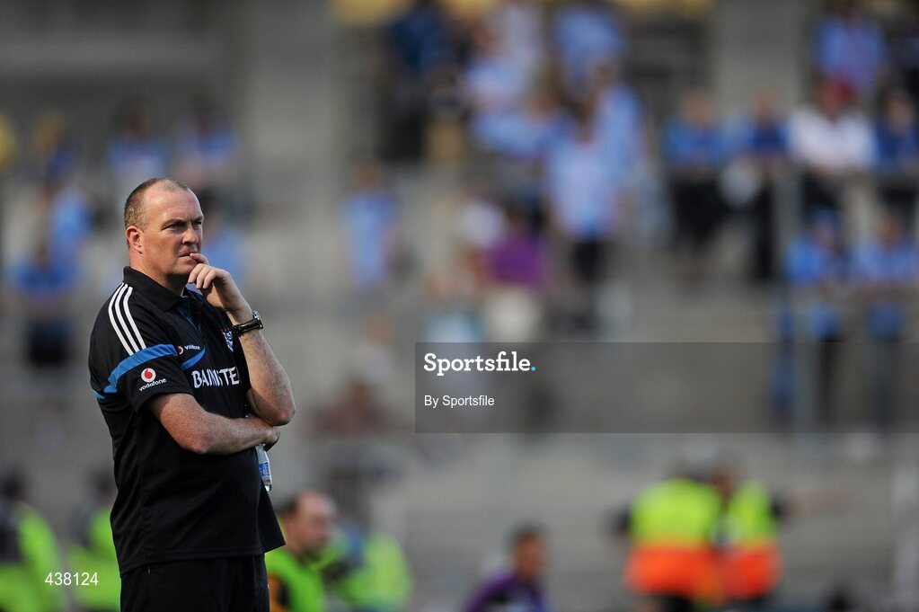 27 June 2010; Dublin manager Pat Gilroy towards the end of the game. Leinster GAA Football Senior Championship Semi-Final, Meath v Dublin, Croke Park, Dublin. Photo by Sportsfile