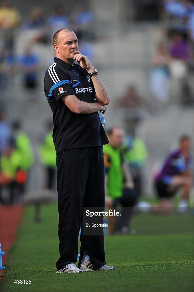27 June 2010; Dublin manager Pat Gilroy towards the end of the game. Leinster GAA Football Senior Championship Semi-Final, Meath v Dublin, Croke Park, Dublin. Photo by Sportsfile