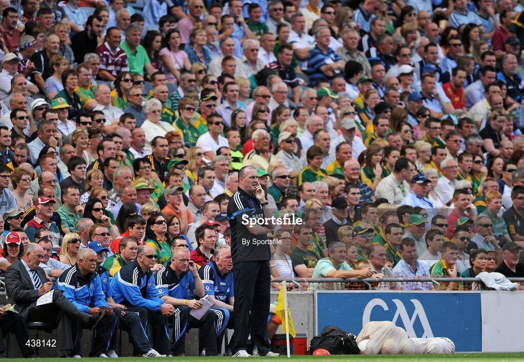 27 June 2010; Dublin manager Pat Gilroy during the game. Leinster GAA Football Senior Championship Semi-Final, Meath v Dublin, Croke Park, Dublin. Photo by Sportsfile