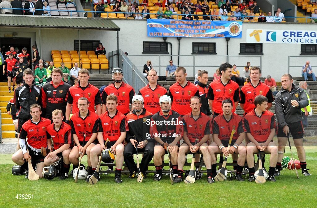 27 June 2010; The Down team . Ulster GAA Hurling Senior Championship Final, Antrim v Down, Casement Park, Belfast. Picture credit: Michael Cullen / SPORTSFILE
