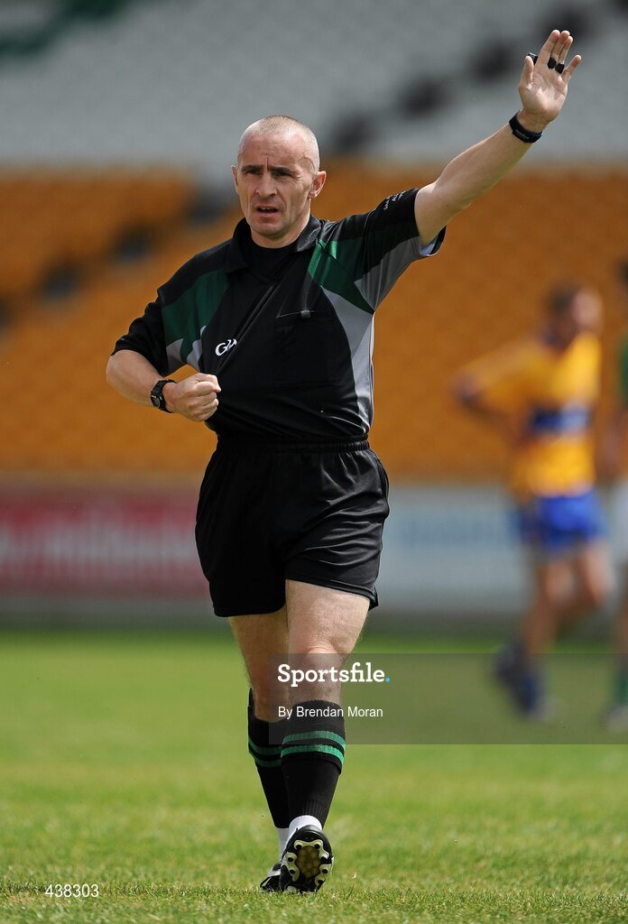 26 June 2010; Martin Higgins, Referee. GAA Football All-Ireland Senior Championship Qualifier Round 1, Offaly v Clare, O'Connor Park, Tullamore, Co. Offaly. Picture credit: Brendan Moran / SPORTSFILE