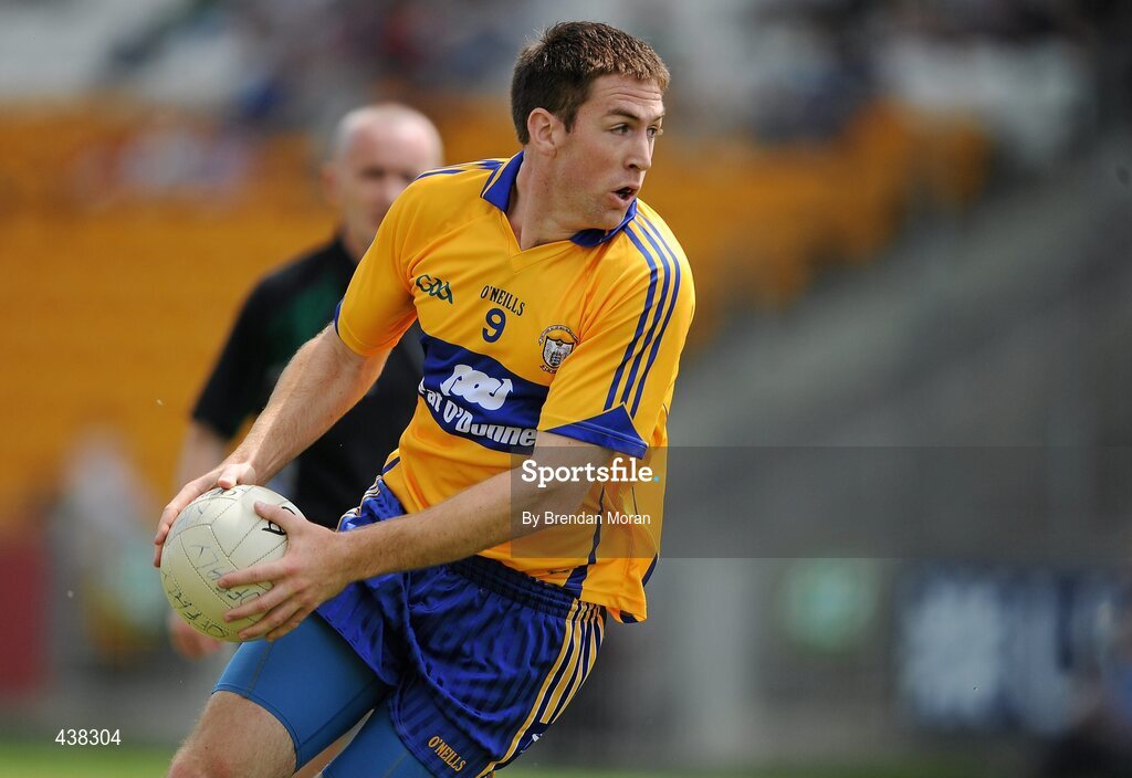 26 June 2010; Gery Brennan, Clare. GAA Football All-Ireland Senior Championship Qualifier Round 1, Offaly v Clare, O'Connor Park, Tullamore, Co. Offaly. Picture credit: Brendan Moran / SPORTSFILE