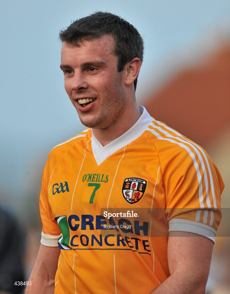 26 June 2010; James Loughrey, Antrim. GAA Football All-Ireland Senior Championship Qualifier Round 1, Kildare v Antrim, St Conleth's Park, Newbridge, Co. Kildare. Picture credit: Barry Cregg / SPORTSFILE